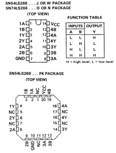 74LS266 datasheet 74LS266 datasheet