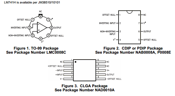 LM741 datasheet