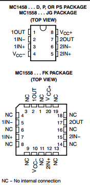 MC1458DRE4 datasheet