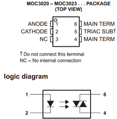MOC3021 datasheet