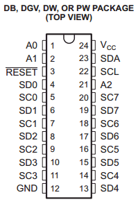 PCA9548APW datasheet