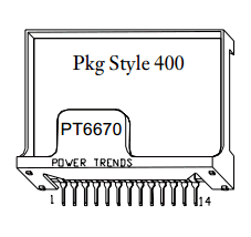 PT6672 datasheet