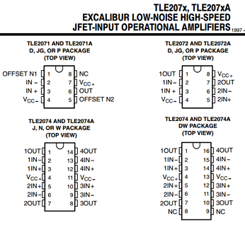 TLE2074MFKB datasheet TLE2074MFKB datasheet