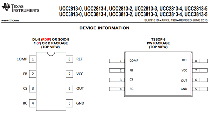 UCC2813PW-0 datasheet
