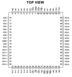 WE128K32P-300G1UCA datasheet