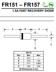 FR152 datasheet