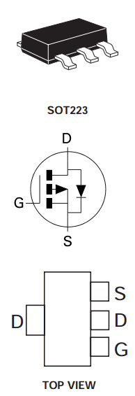 ZVP4525ZTA datasheet